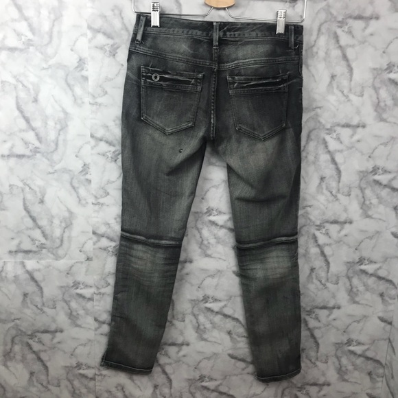 Free People Lost Love Frosted Lace Up Skinny Jeans - Picture 3 of 8